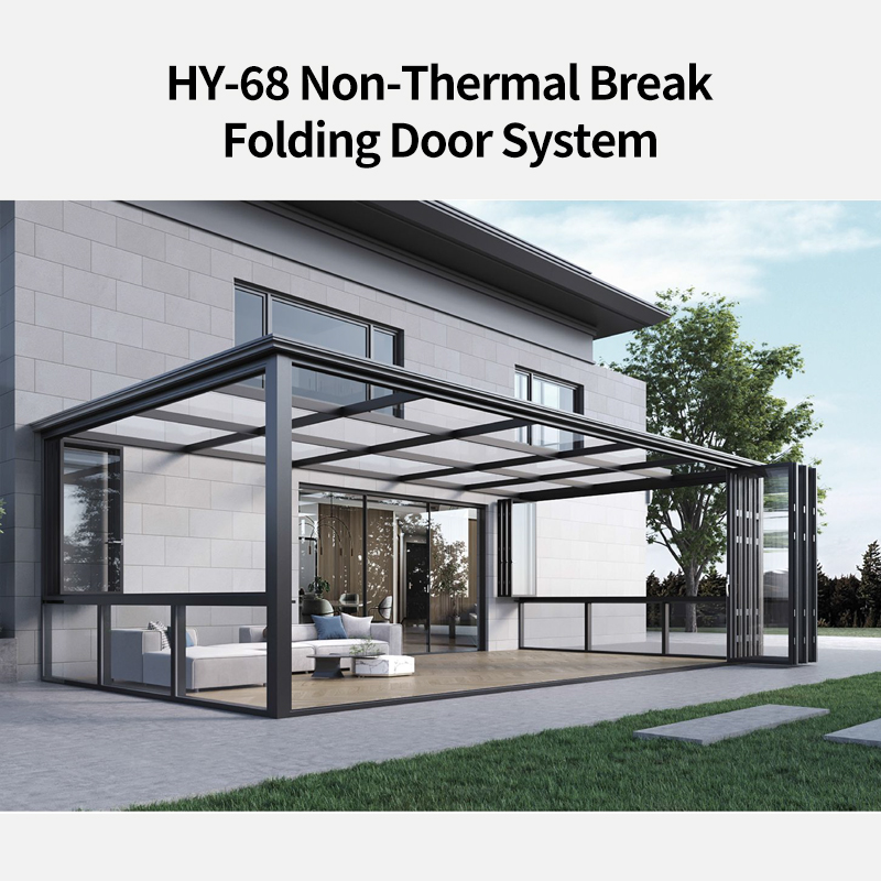 HY-68 Non Broken Bridge Folding Door